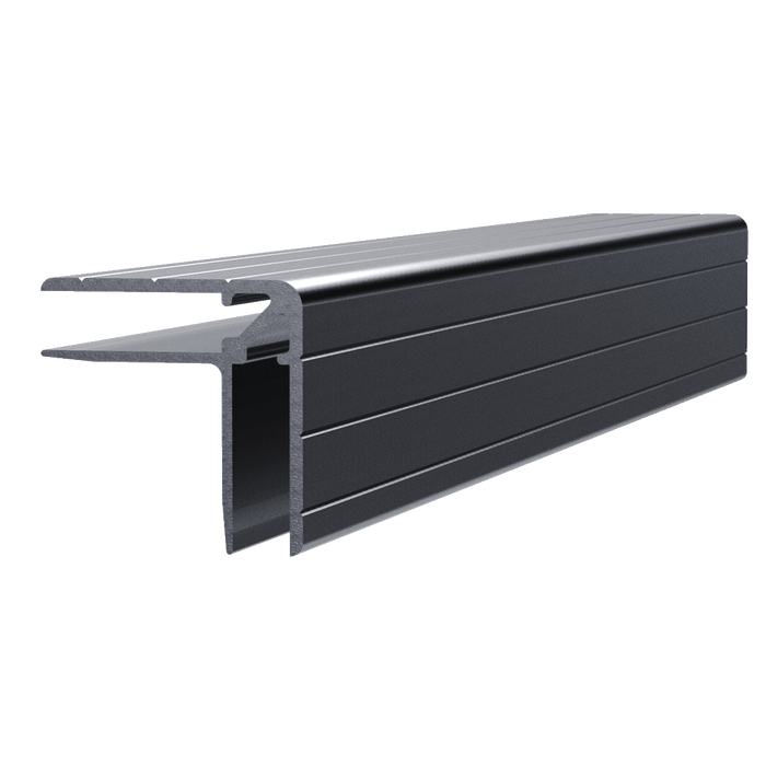 1/4-inch Aluminum Long Leg Double Angle Extrusion, 10 Feet Length