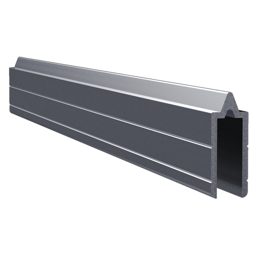 1/4-inch Aluminum Long Leg Tongue Extrusion, 10 Feet Length