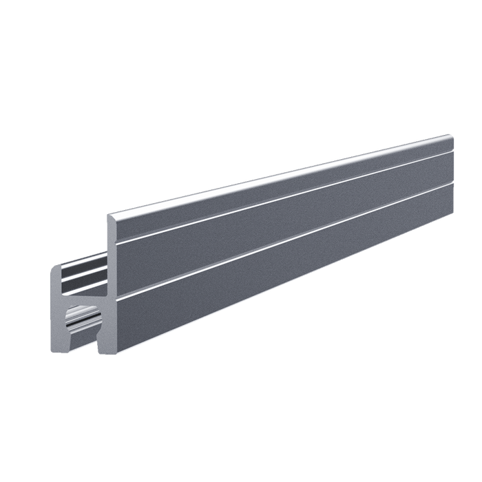 1/4-inch Aluminum Wide Slot Extrusion for Water Resistant Seal, 10 EACH Length