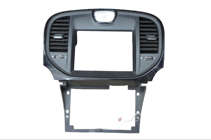 2011-2014 CHRYSLER 300 CENTER DASH RADIO AIR VENT CLOCK TRIM BEZEL OEM