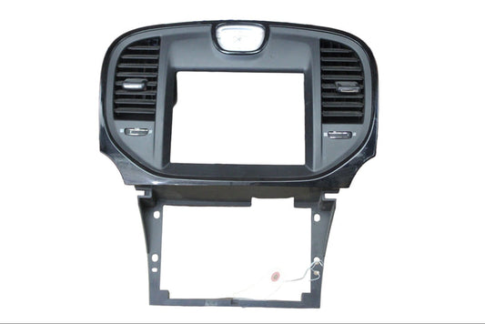 2011-2014 CHRYSLER 300 CENTER DASH RADIO AIR VENT CLOCK TRIM BEZEL OEM