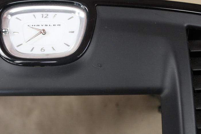 2011-2014 CHRYSLER 300 CENTER DASH RADIO AIR VENT CLOCK TRIM BEZEL OEM