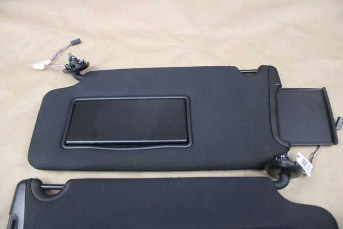 2020-2023 Dodge Charger Left & Right Illuminated Black Sun Visor Set Pair OEM