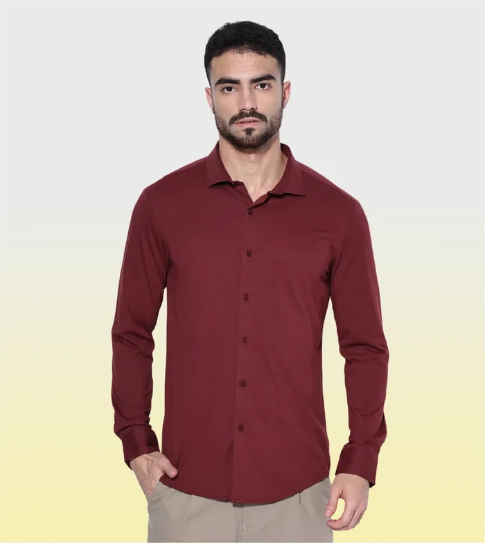 Full Sleeve / Maroon / S
