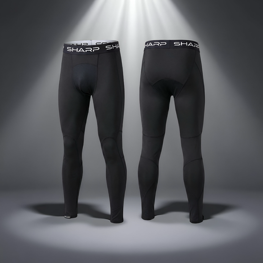 Adult Full Leg Compression Pants - Black