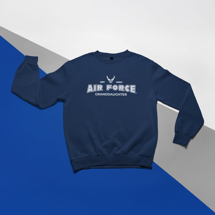 Air Force Granddaughter Crewneck (Navy)