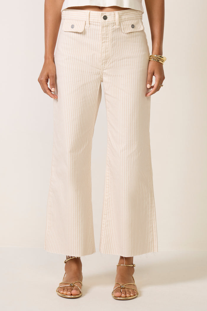 Anessa Stripe Wide Leg