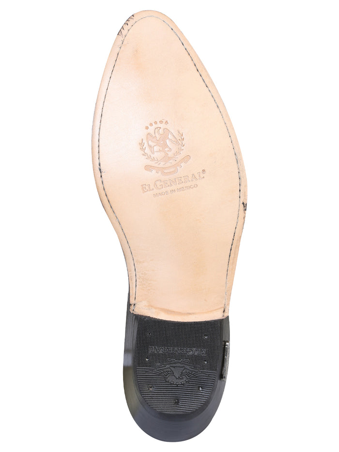 Ankle Cowboy Boot by El General - Black Chameleon