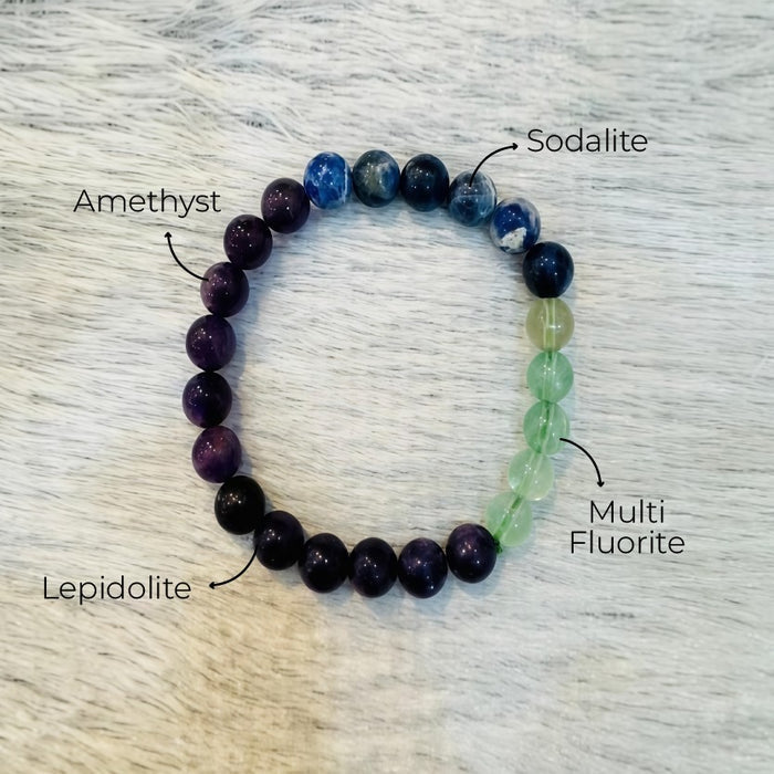 Anti-Anxiety & Calmness Round Beads Bracelet