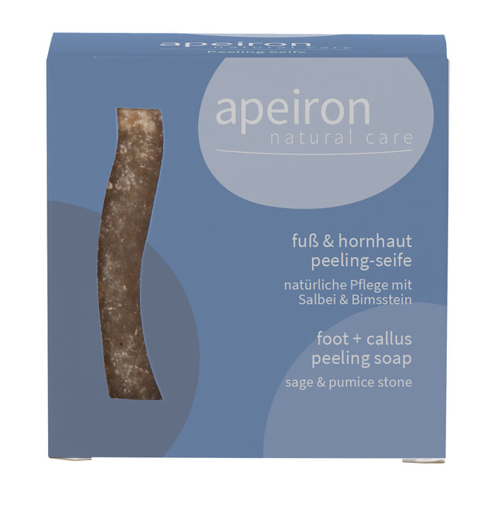 Apeiron - Fuß & Hornhaut Peeling-Seife