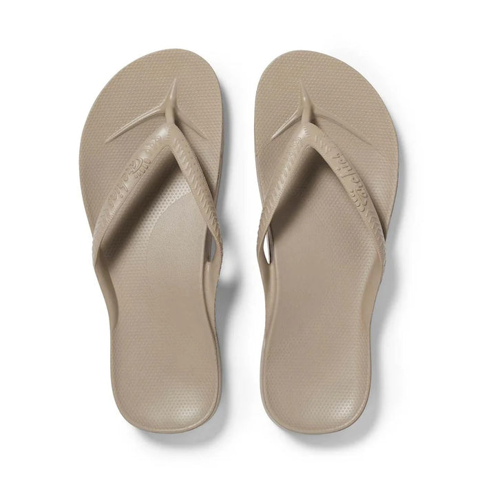 ARCHIES ARCH SUPPORT FLIP FLOPS CLASSIC TAUPE