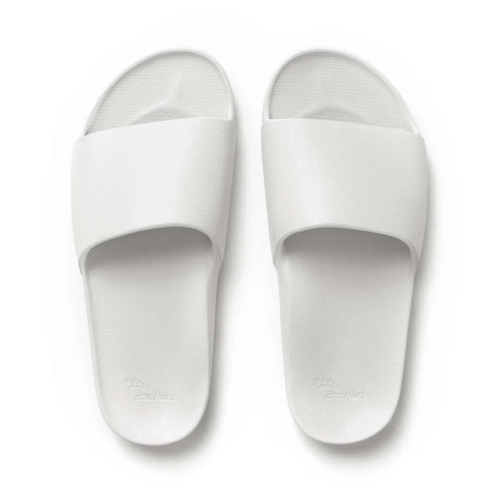 ARCHIES ARCH SUPPORT SLIDES CLASSIC WHITE