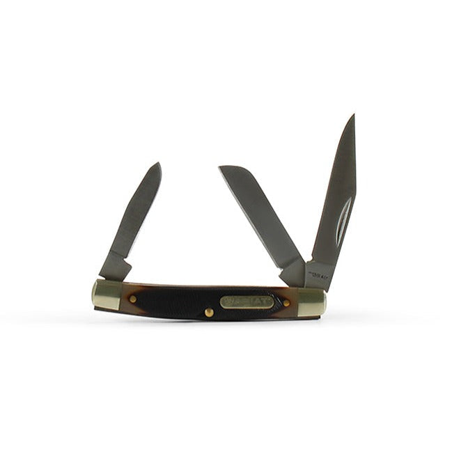 Ariat Stockman Brown Large Folding Knife
