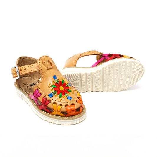 "Ava"- Girl's Colorful Huaraches