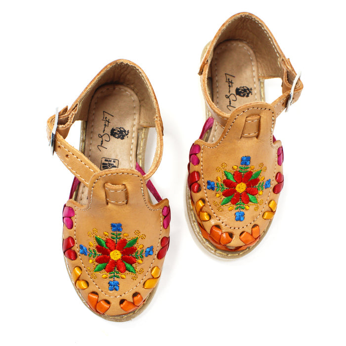 "Ava"- Girl's Colorful Huaraches