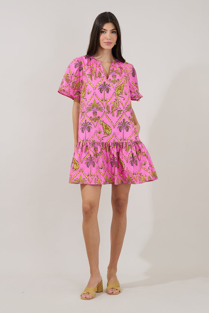 Azari Shift Mini Dress Pantheress