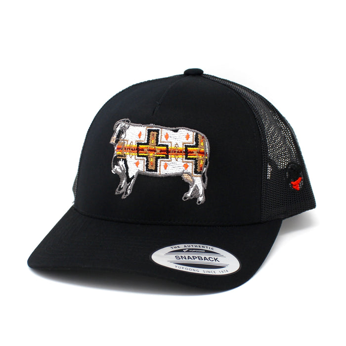 Aztec Bull Embroidered Trucker Hat