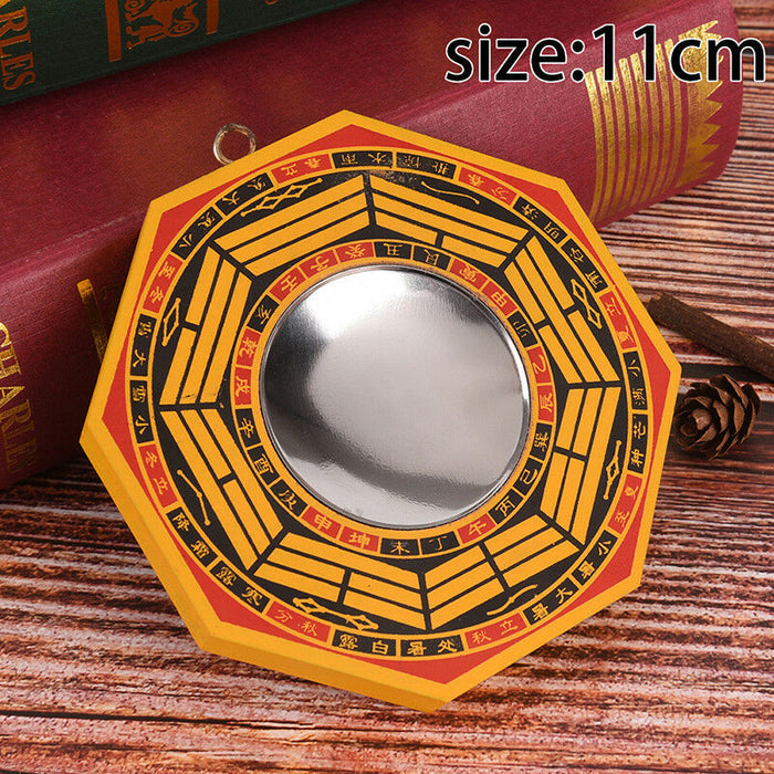 Earthstore® BAGUA MIRROR CONVEX good luck & fortune, ancient chinese protect, 11 X 11 black
