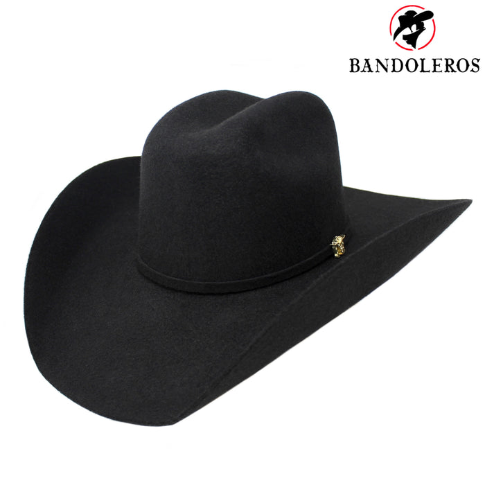 Bandoleros Chihuahua 50X Felt Hat with Premium Aluminum Feather