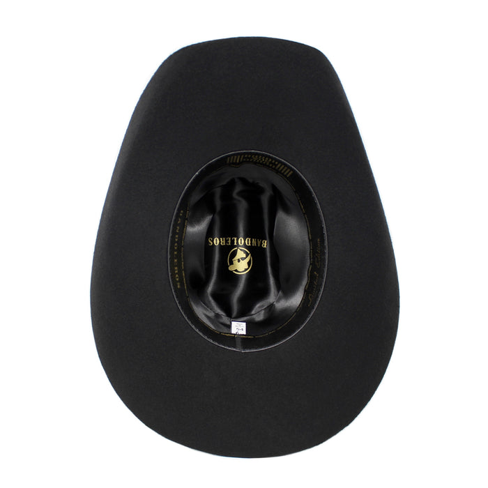 Bandoleros Chihuahua 50X Felt Hat with Premium Aluminum Feather