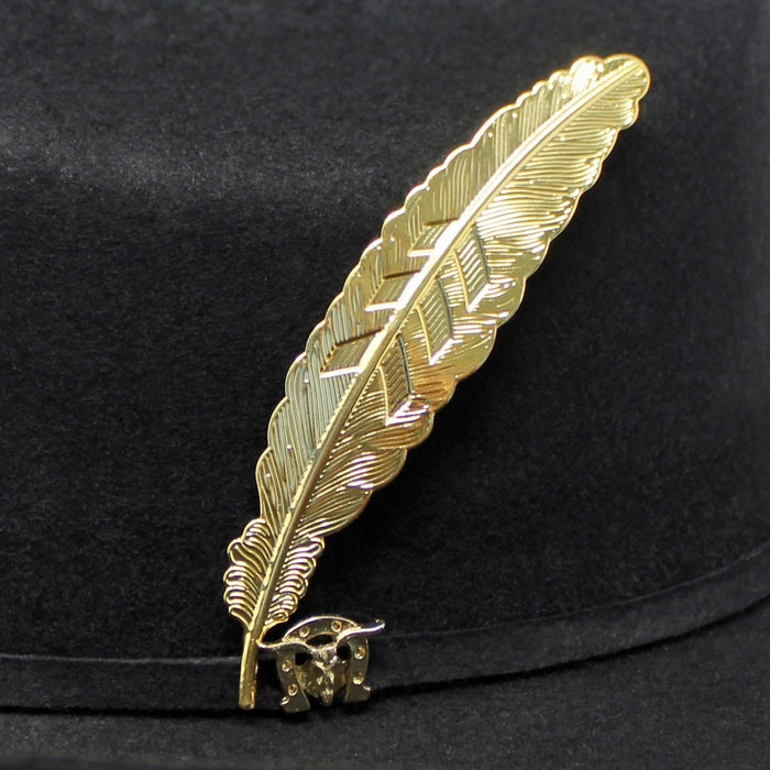 Bandoleros Chihuahua 50X Felt Hat with Premium Aluminum Feather