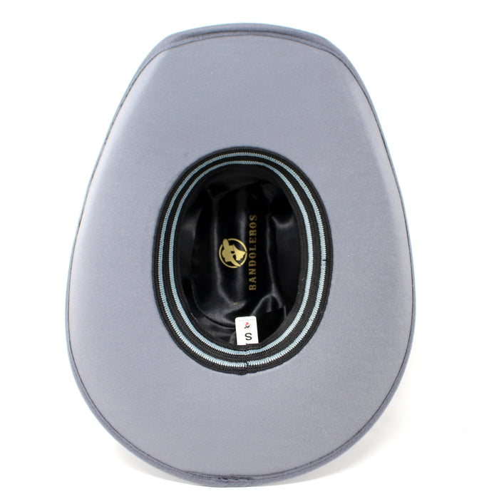 Bandoleros Chihuahua Forrada Hat - Grey