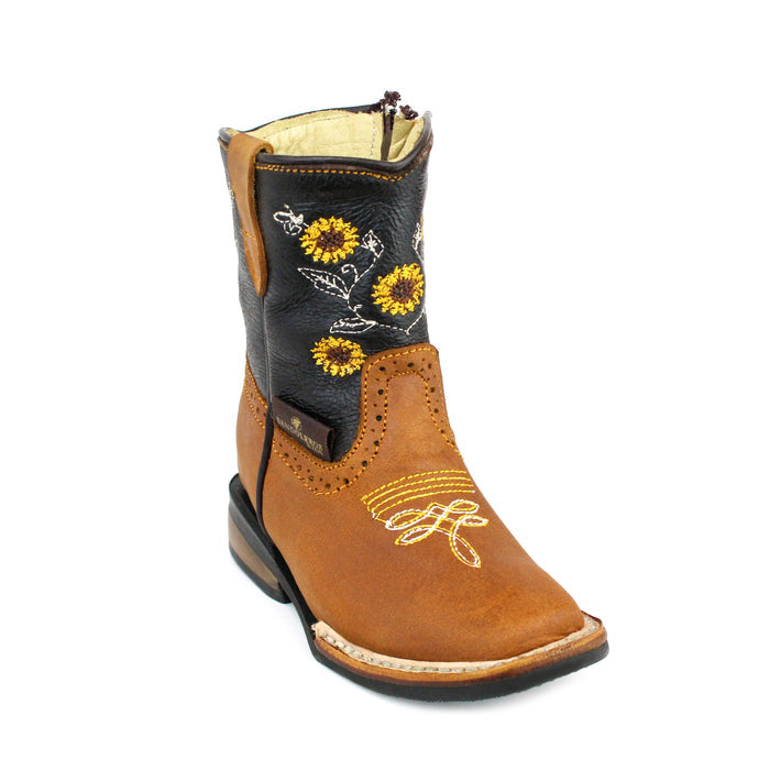 Bandoleros Girasol Infant Cowgirl Boots w/ Zipper