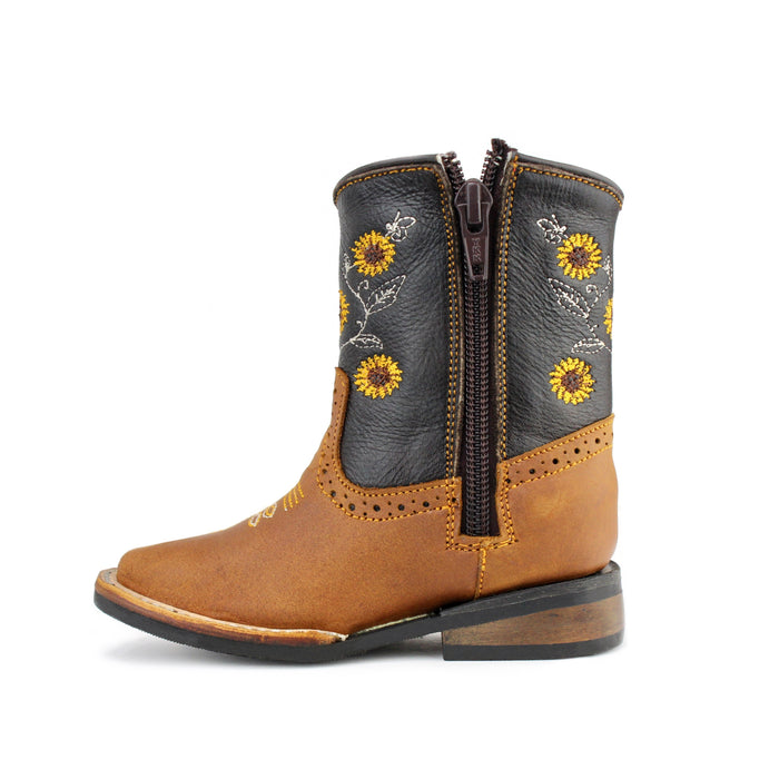 Bandoleros Girasol Infant Cowgirl Boots w/ Zipper