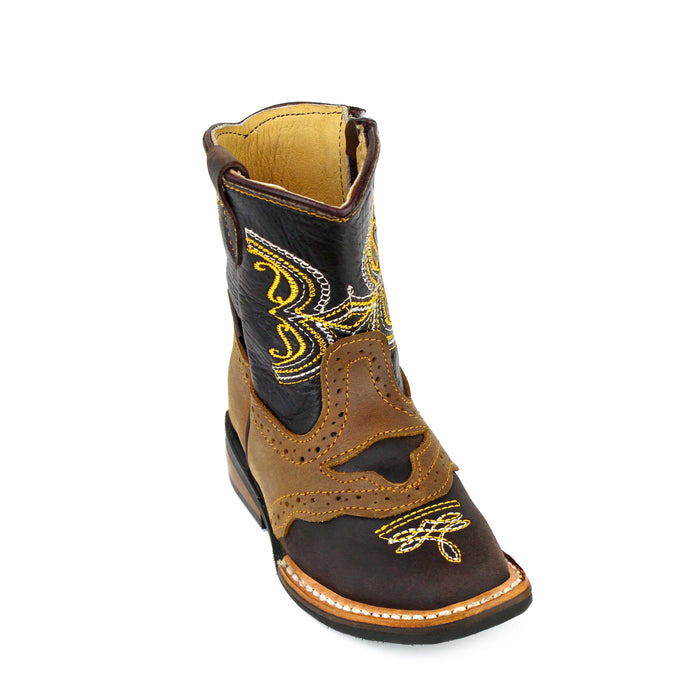 Bandoleros Infant Bull Cowboy Boot w/ Zipper