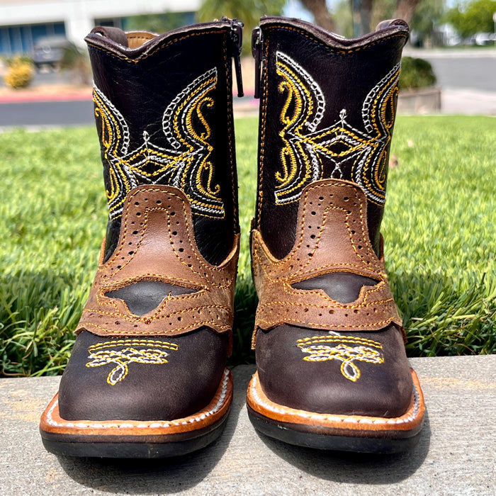 Bandoleros Infant Bull Cowboy Boot w/ Zipper