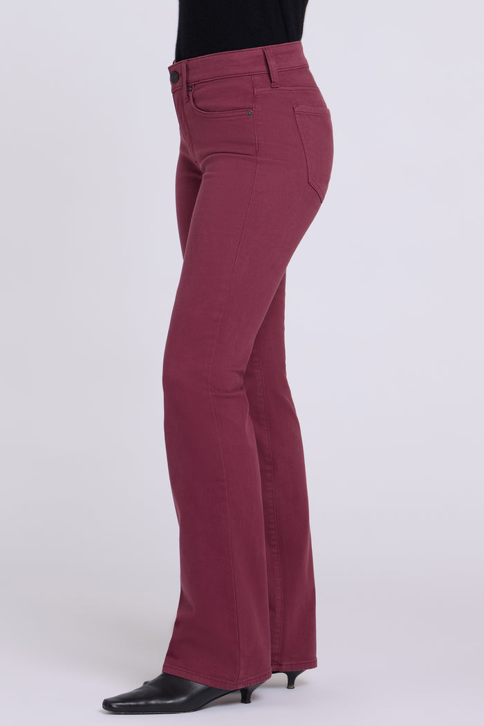 Barbara Bootcut Jeans - True Burgundy
