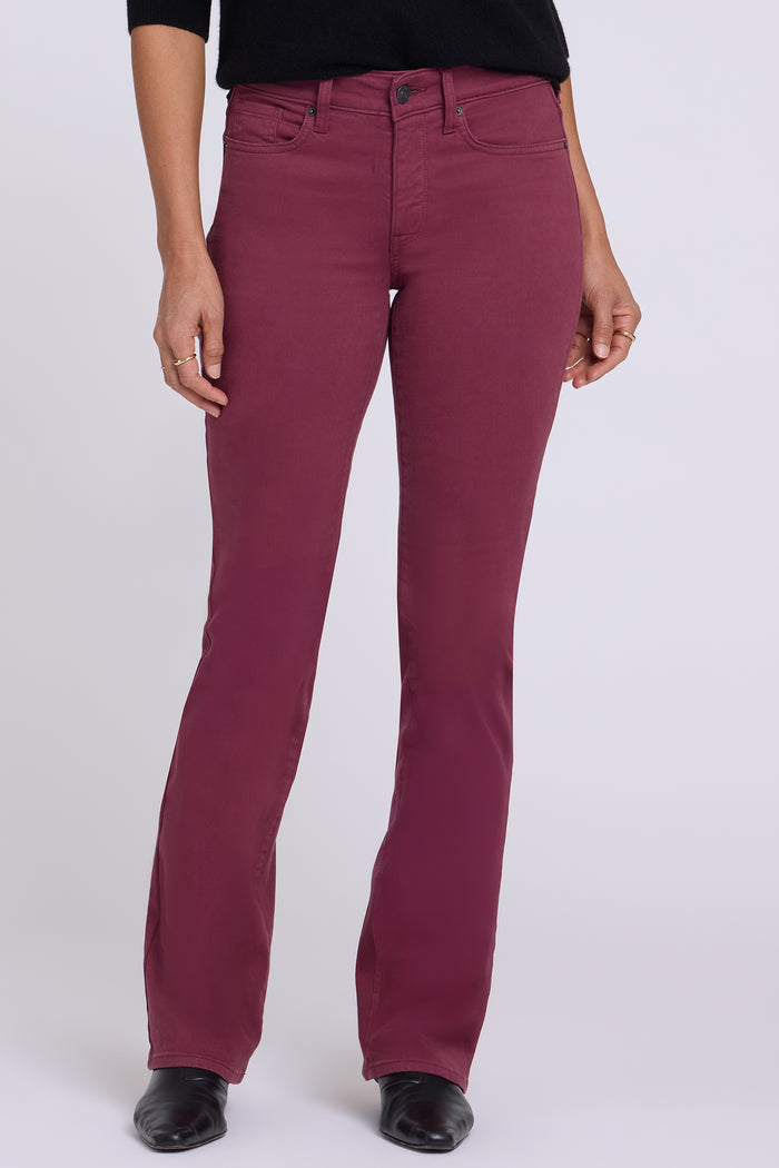 Barbara Bootcut Jeans - True Burgundy