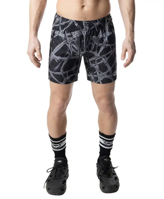 BARBED WIRE RUGBY SHORT