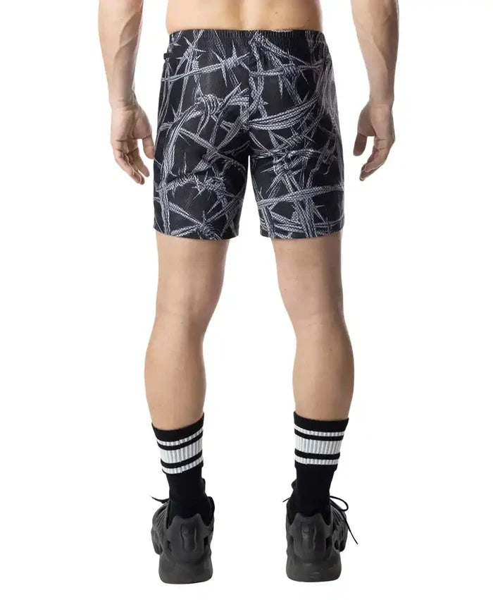 BARBED WIRE RUGBY SHORT