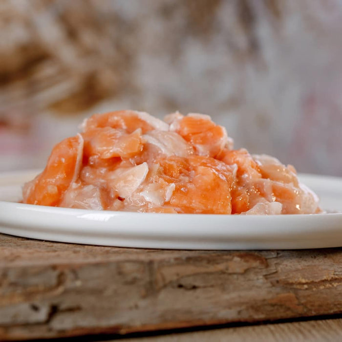 Barfgold Lachswürfel