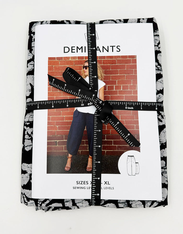 Batik Cotton Demi Pants Dressmaking Kit, Tessuti