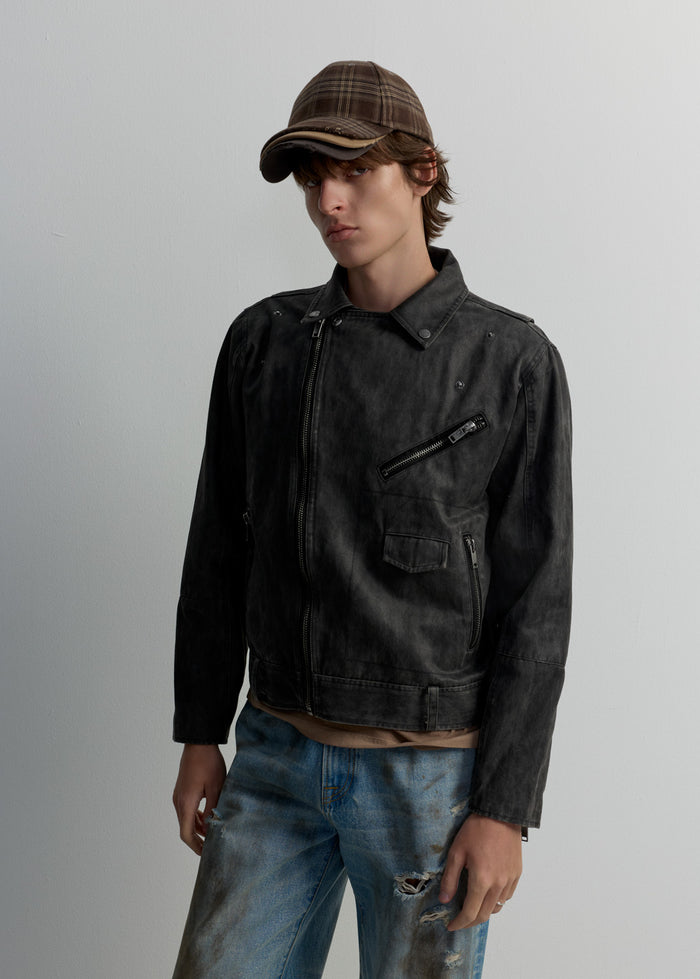 BIKER PU JACKET