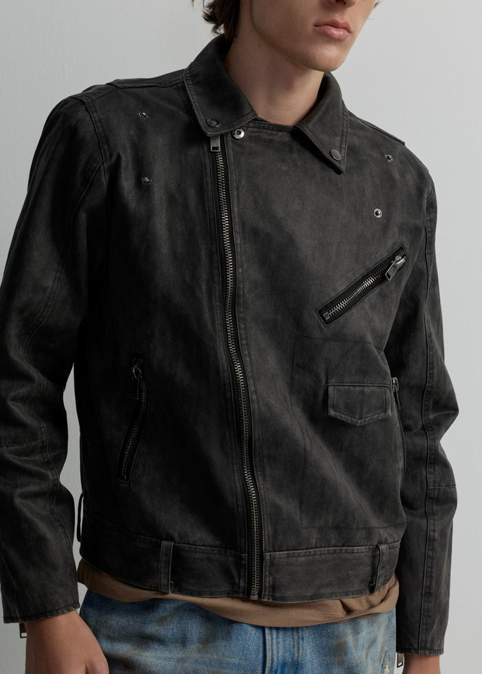 BIKER PU JACKET