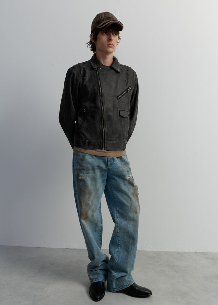 BIKER PU JACKET