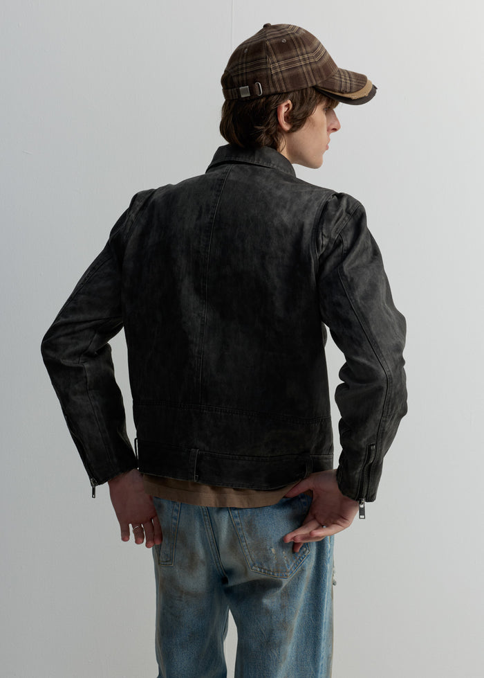 BIKER PU JACKET
