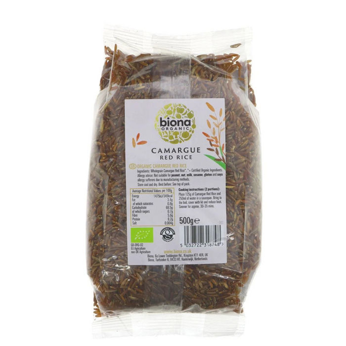 Biona Organic Red Camargue Rice 500g