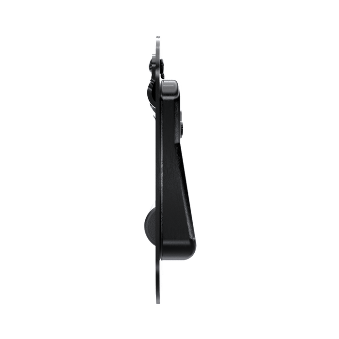 Black Medium Steel Recessed Handle with Deep Recess