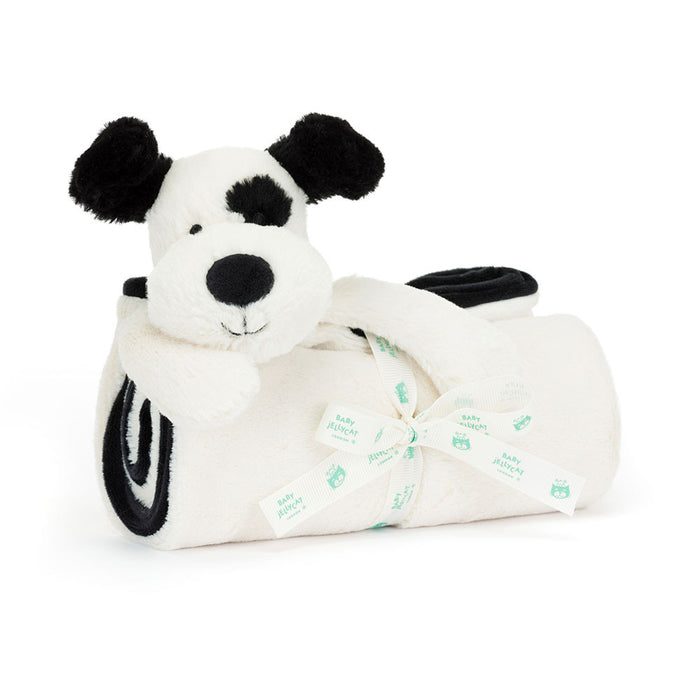 Blankie Puppy Black & Cream Bashful