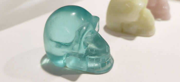 Earthstore® Blue Obsidian Skull