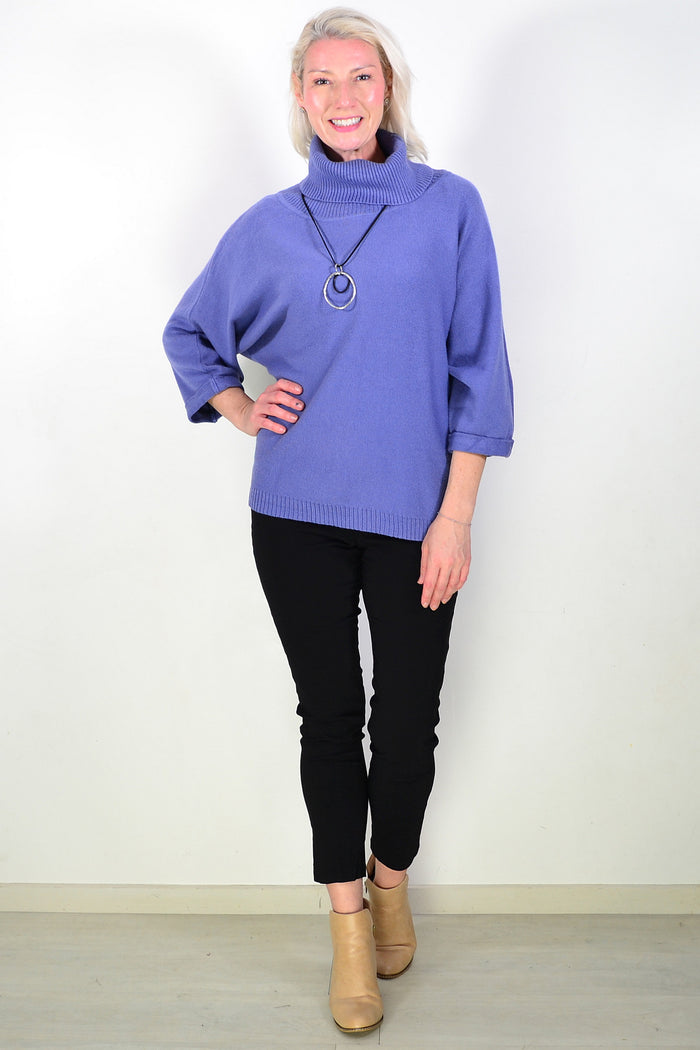 Blue Snuggle Up Tunic Jumper