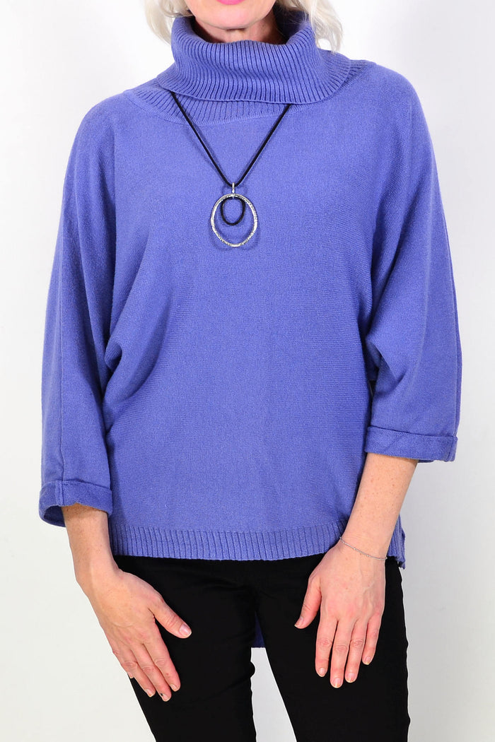 Blue Snuggle Up Tunic Jumper