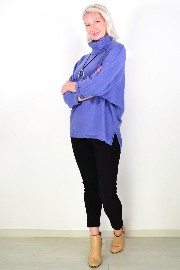 Blue Snuggle Up Tunic Jumper
