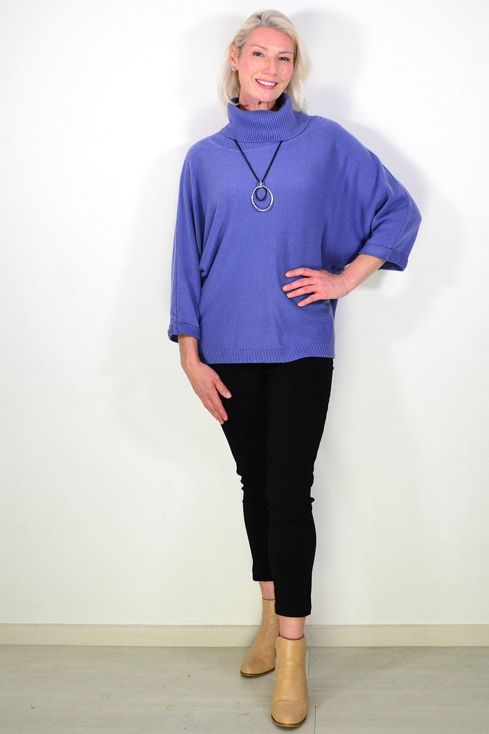 Blue Snuggle Up Tunic Jumper