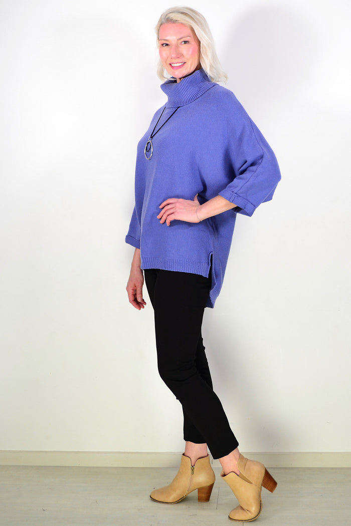 Blue Snuggle Up Tunic Jumper