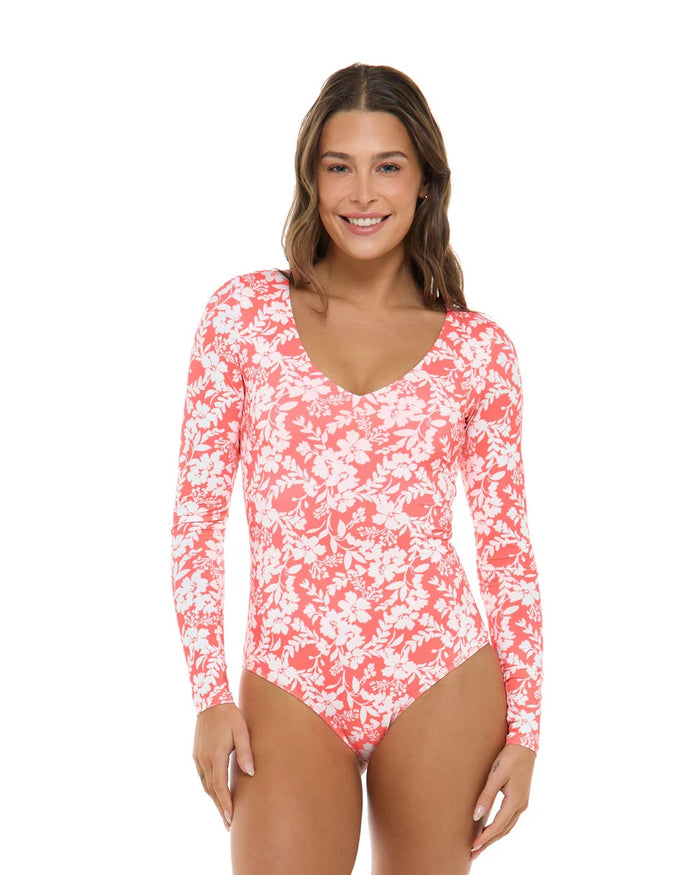 BODY GLOVE BLOOMS ALLEGRA WOMENS ONE-PIECE SWIMSUIT